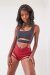 Lunalae Shorts Zena Garter Wine