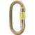 Carabiner with Scew Locking Device Gold 25 kN