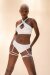 Lunalae Shorts Low Waist Olivia White