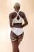 Lunalae Shorts Low Waist Olivia White