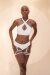 Lunalae Shorts Low Waist Olivia White