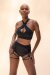 Lunalae Shorts High Waist Olivia Black L