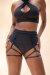 Lunalae Shorts High Waist Olivia Black L
