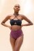 Lunalae Shorts High Waist Jasmine Mulberry L