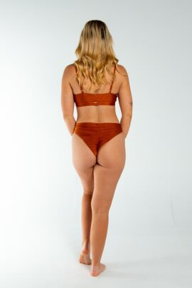 AMBR Designs Hook Crop Top Bronze S