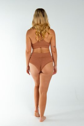 AMBR Designs Minx Highs Shorts Waffle Nude S