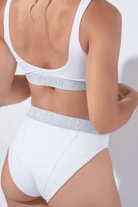 RAD Shorts Atlantida Glitter White S