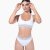 RAD Shorts Atlantida Glitter White L