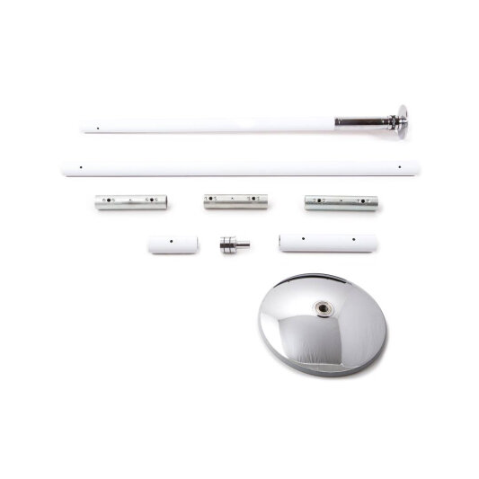 X-Pole XPert PRO (PX) Powder Coated White 40 mm 1,91 m - 2,15 m