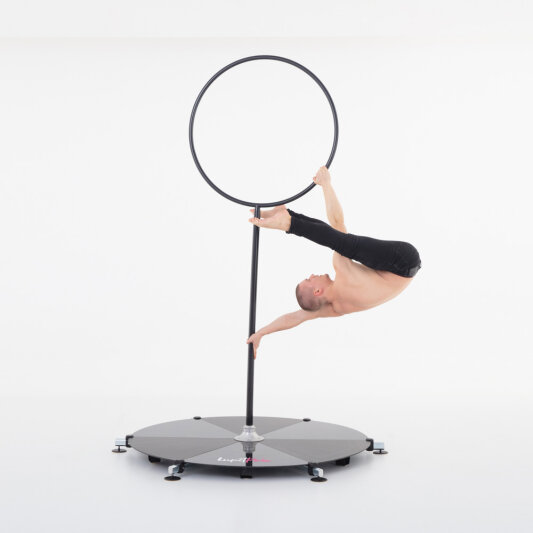 Lupit Pole Lollipop Powder Coated Black for Lupit Stage