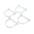 X-Pole A-Frame Pin Clips 4 Pieces Large