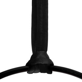 Bundle PoleSports Round Sling for hanging Aerial Hoops Black Velvet