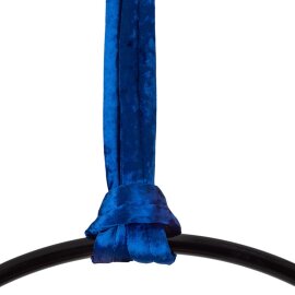 Bundle PoleSports Round Sling for hanging Aerial Hoops Blue Velvet