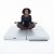 Pole Dance Matte Lupit Pole PREMIUM Multi Use Square 150 cm Silver