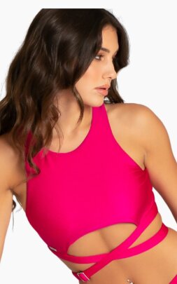 Paradise Chick Top Miami Wrap Berry
