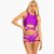 Paradise Chick Shorts Miami Garter Grape