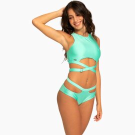 Paradise Chick Shorts Miami Lime XS