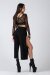 REV ACTIV Sensual Exotic Pants Black M