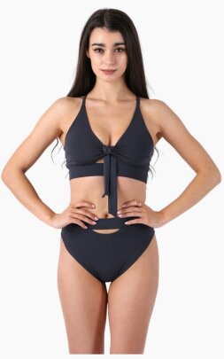 REV ACTIV Top Moon Dark Grey with Bow XL