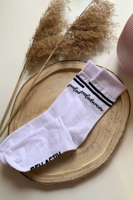 REV ACTIV Socks Poledancer White Black