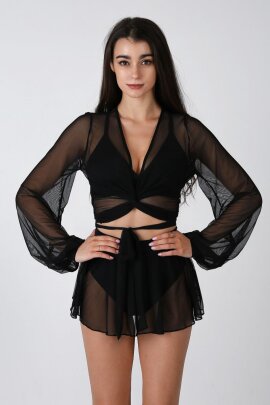 REV ACTIV Shorts with Skirt With Pleasure Black M