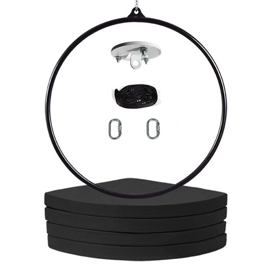 PoleSports Aerial Hoop Ø 26,9 mm Complete Set "Safety"