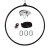 PoleSports Aerial Hoop Ø 26,9 mm Complete Set "Starter"