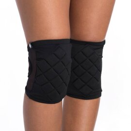 Poledancerka Knee Pads Black with Pockets for Extra Pads B-Stock