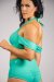 Off the Pole Top Esmeralda Aqua Green S