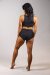 Off the Pole Crop Top Denim Black M