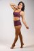 Off the Pole Crop Top Denim Blush L