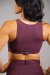 Off the Pole Crop Top Denim Blush L