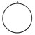 PoleSports Aerial Hoop 1-Point Ø 26,9 mm - Black B-Stock