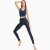 Paradise Chick Leggings Superhero Sticky High Waist Leopard Denim Blue