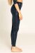 Paradise Chick Leggings Superhero Sticky High Waist Leopard Denim Blue L