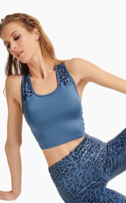 Paradise Chick Tank Top Sticky Superhero Dusty Blue L
