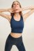 Paradise Chick Tank Top Superhero Sticky Denim Blue L