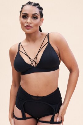 Lunalae Top Lily Black S