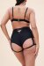Lunalae Top Lily Black S