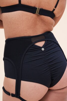 Lunalae Shorts High Waist Cora Black XS