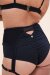 Lunalae Shorts High Waist Cora Black S