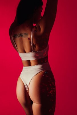 Pole Addict Top Bliss White M