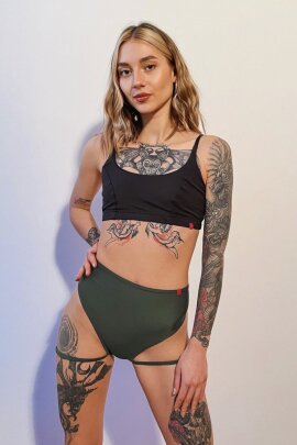 Pole Addict Top Basic Black M