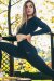 Dragonfly Crop Top Pavi Schwarz XS