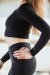 Dragonfly Crop Top Pavi Schwarz L-XL