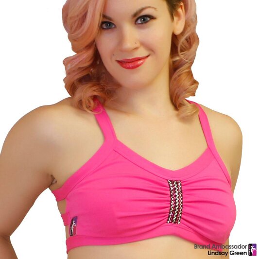 PoleFit Top Bondage XS Hot Pink