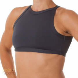 PoleFit Top High Neck Crop XS Grey