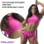 PoleFit Top High Neck Crop XS Hot Pink