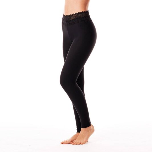 Dragonfly Leggings Adriana Lace Black L