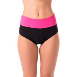 Dragonfly High Waist Shorts Betty M Black / Hot Pink